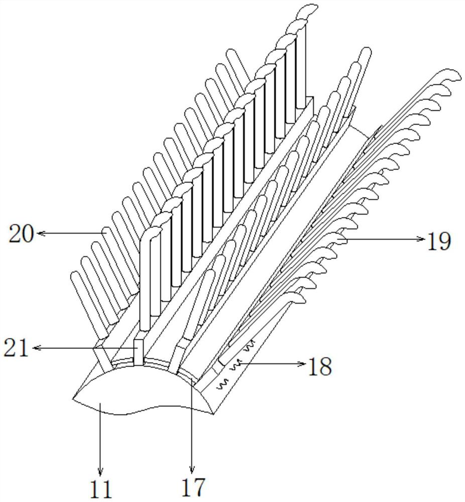 A computer keyboard dust cleaning device