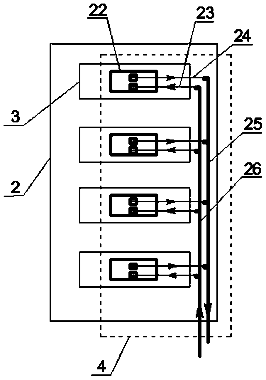 Evaporative cooling air-conditioning system for data center based on air-cooling and water-cooling composite unit