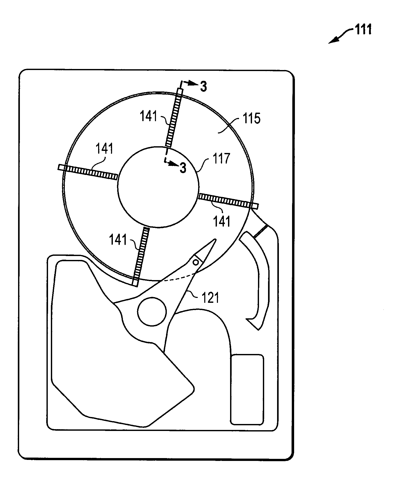 System, method, and apparatus for breaking up large-scale eddies and straightening air flow inside rotary disk storage devices