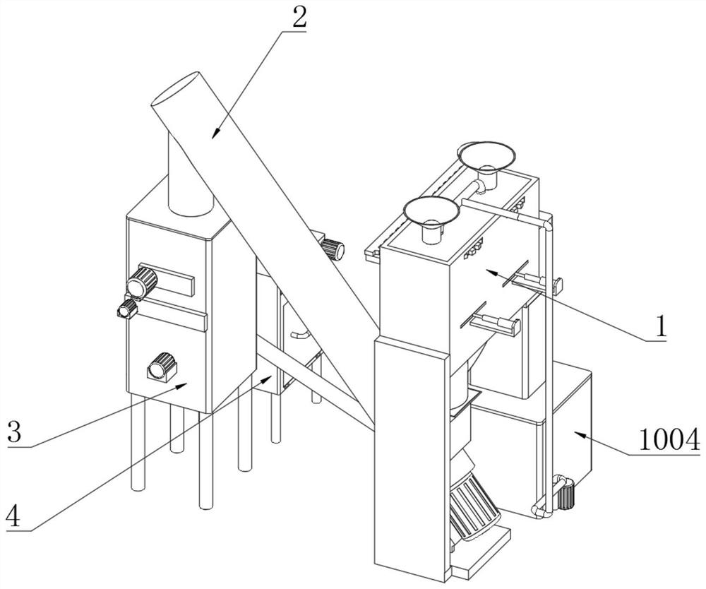 Environment-friendly agricultural waste integrated treatment device