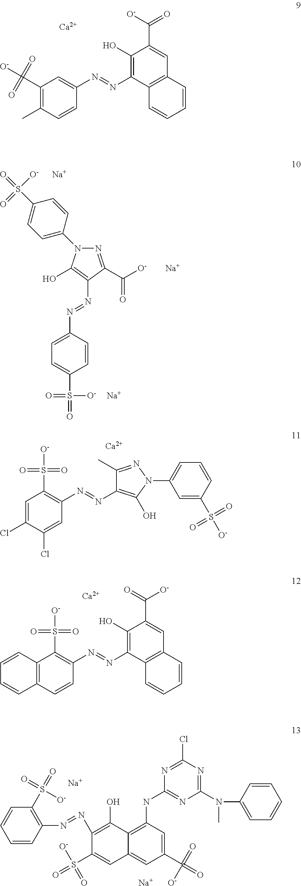 Use of water-dispersible carotenoid nanoparticles as taste modulators, taste modulators containing water-dispersible carotenoid nanoparticles, and, method for taste modulation