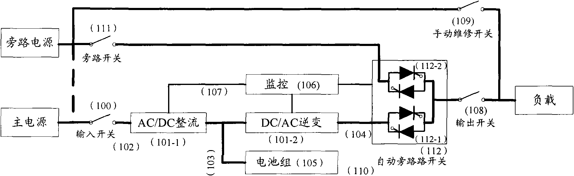 Uninterrupted power supply system