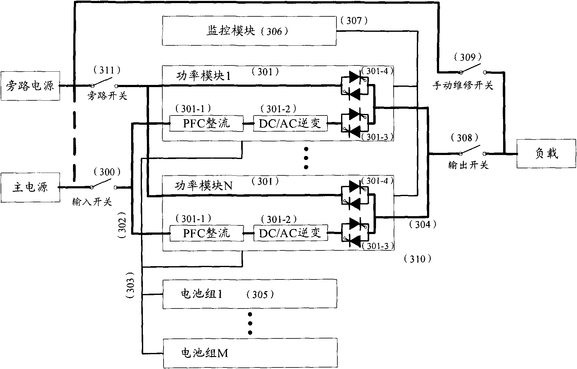 Uninterrupted power supply system