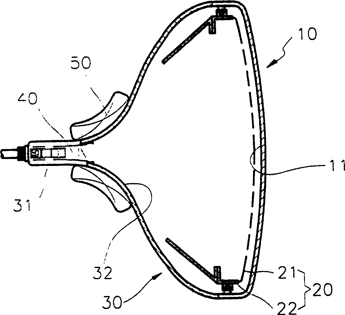 Shadow maske frame assembly for color cathode ray tube