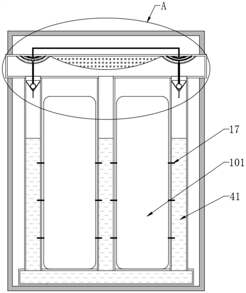 Water drop type mining transformer circulating refrigeration device