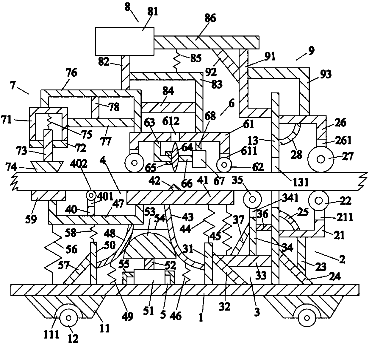 A highly automated cable stripping system used in the electric power field