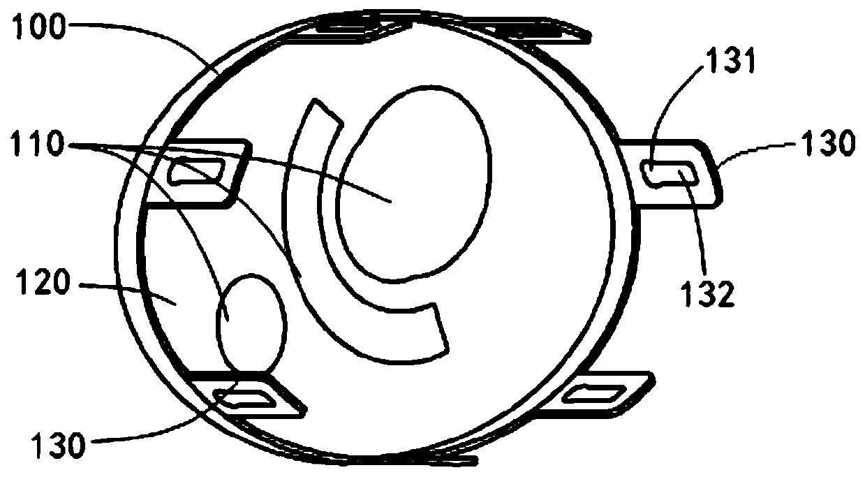 Light-emitting logo assembly for automobile