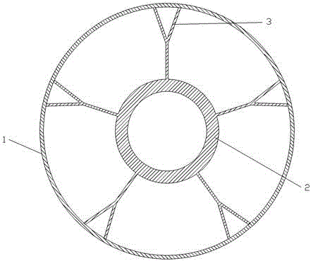 Steam-water heat exchange sleeve