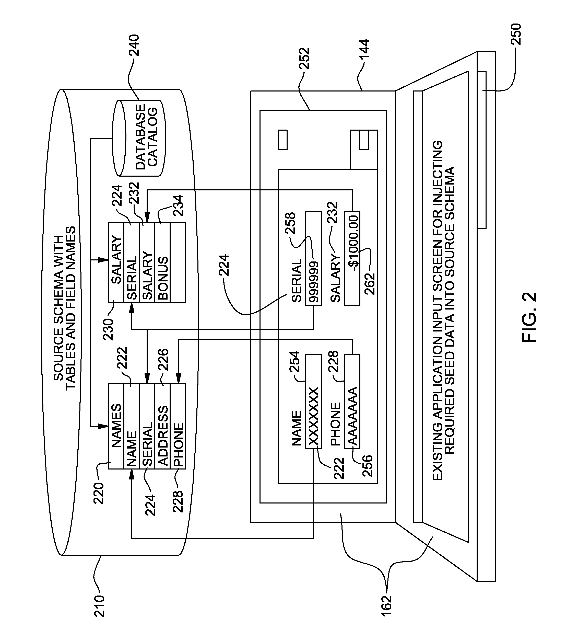 Dynamic data discovery of a source data schema and mapping to a target data schema