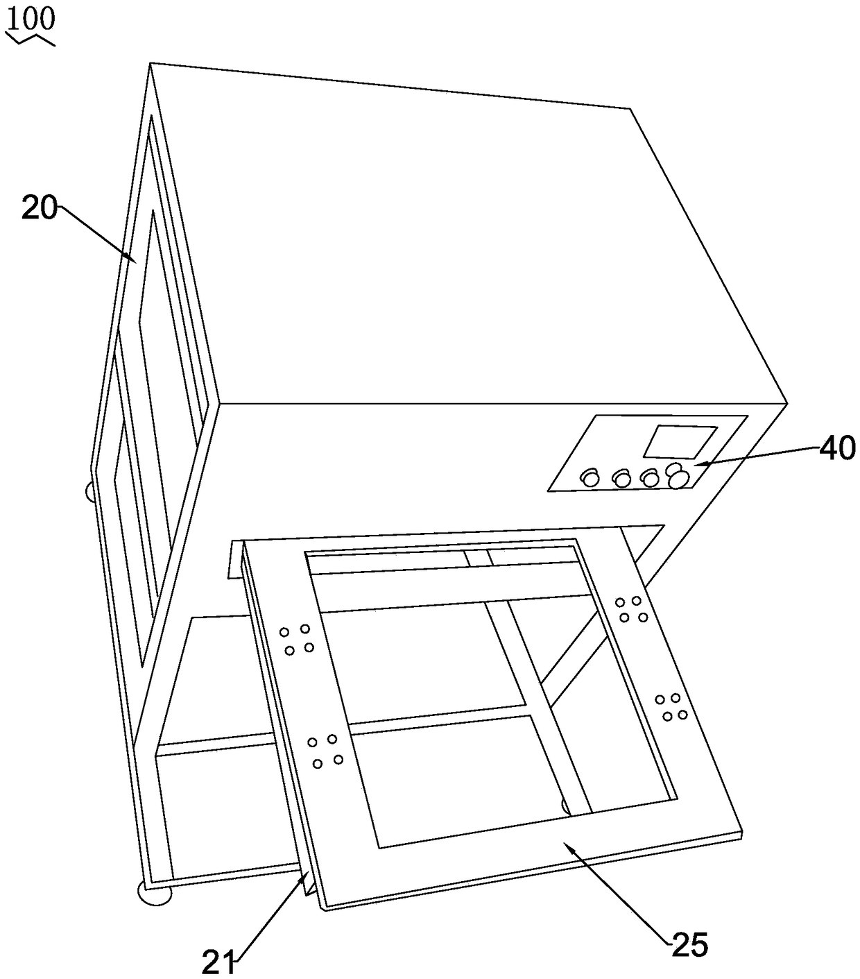 Screen pressing machine and screen pressing molding method