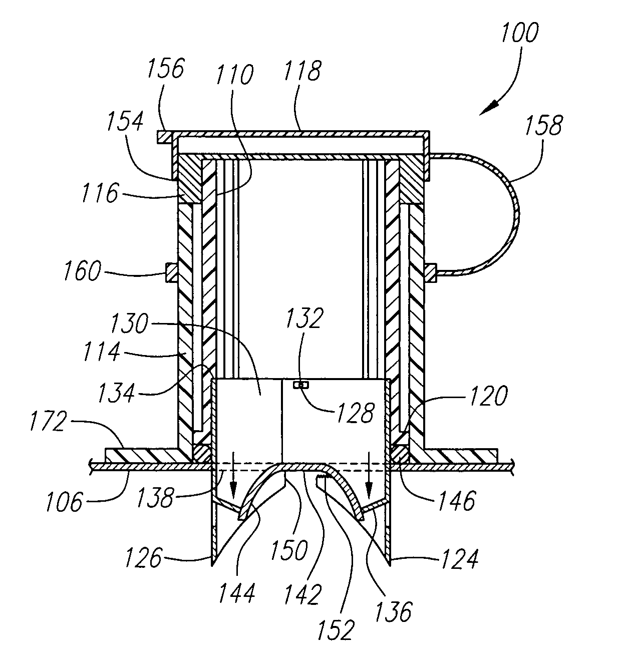 Pouring spout