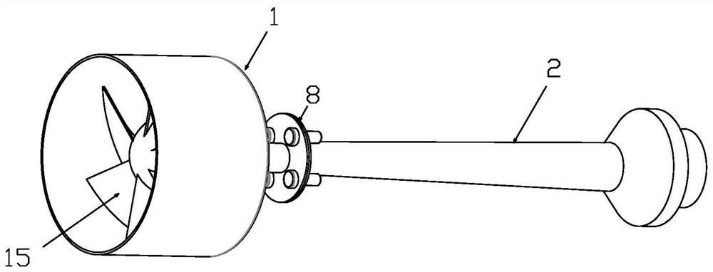 Full-rotational-flow supersonic separation device