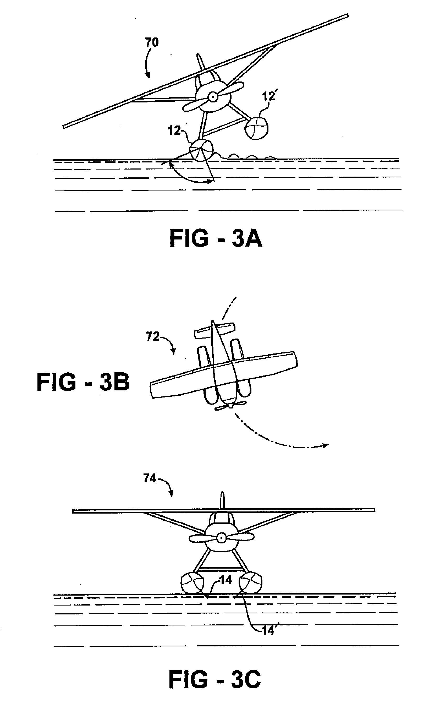 Detachable hydrofoil trim tabs for use with seaplane floats for assisting with lower speed on-plane condition and stability during step turning/chine walk manuevers