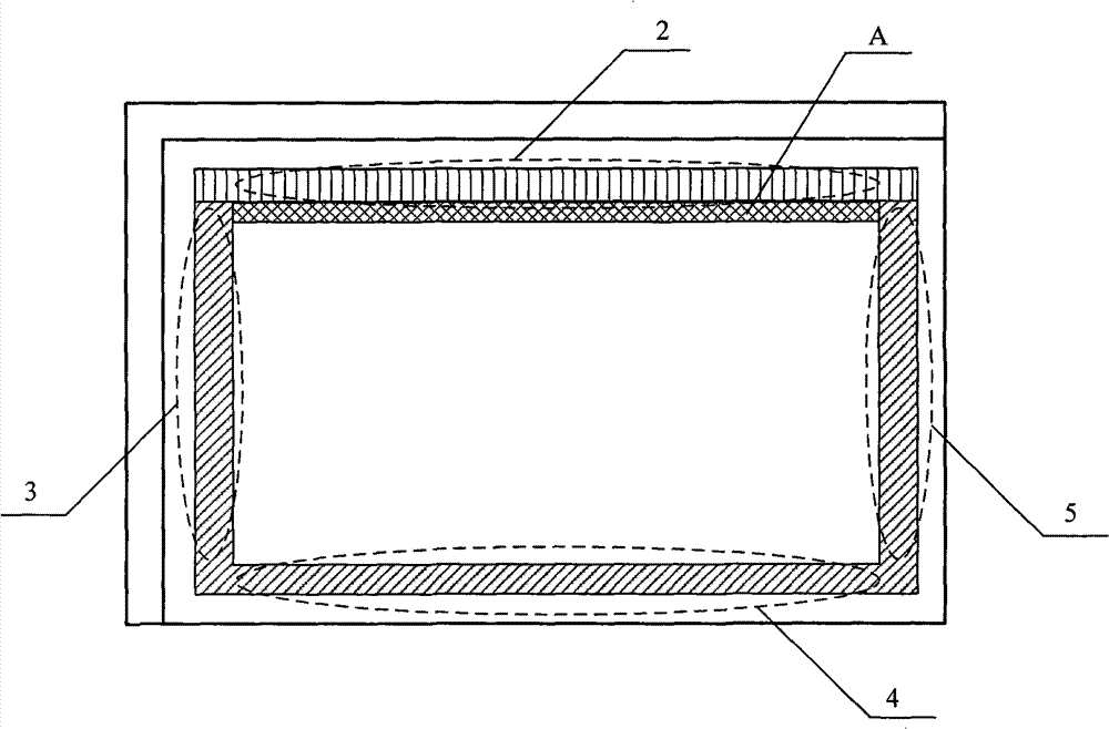 Frame-sealing glue coating method of liquid crystal display panel and liquid crystal display panel