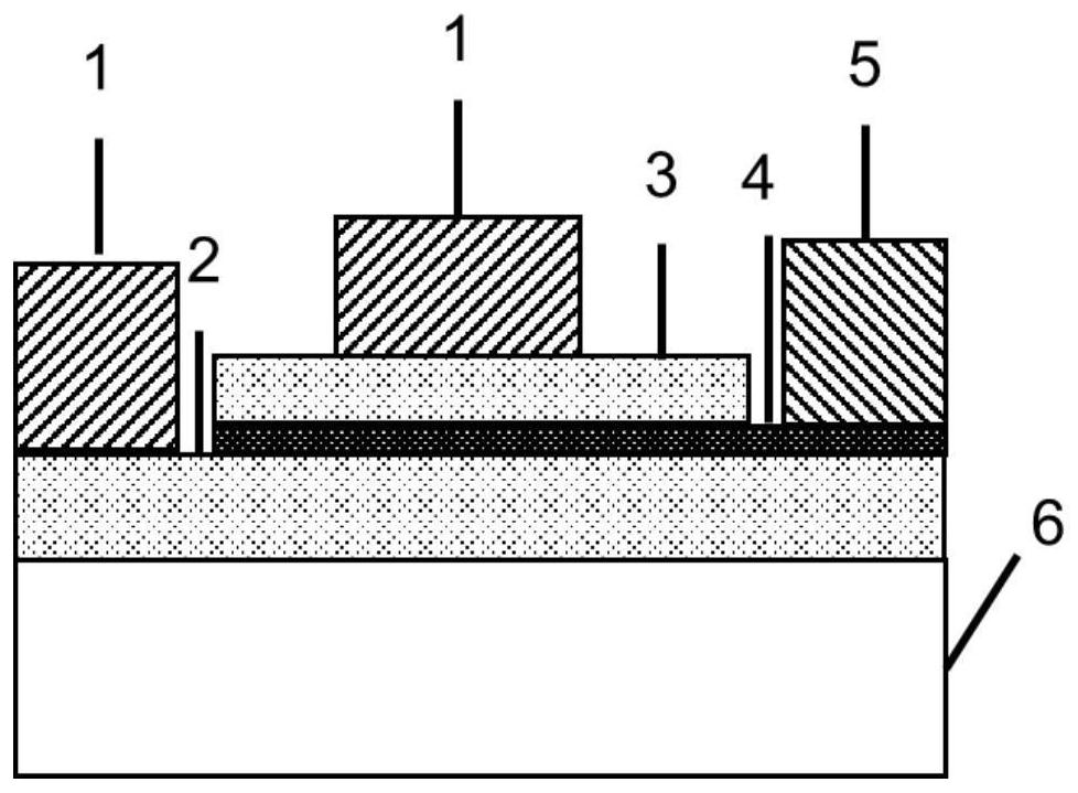 Two-dimensional Van der Waals bipolar transistor based on tellurium nanosheets and construction method thereof