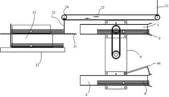 A flip stacking device