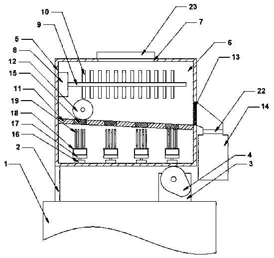 A rice processing device