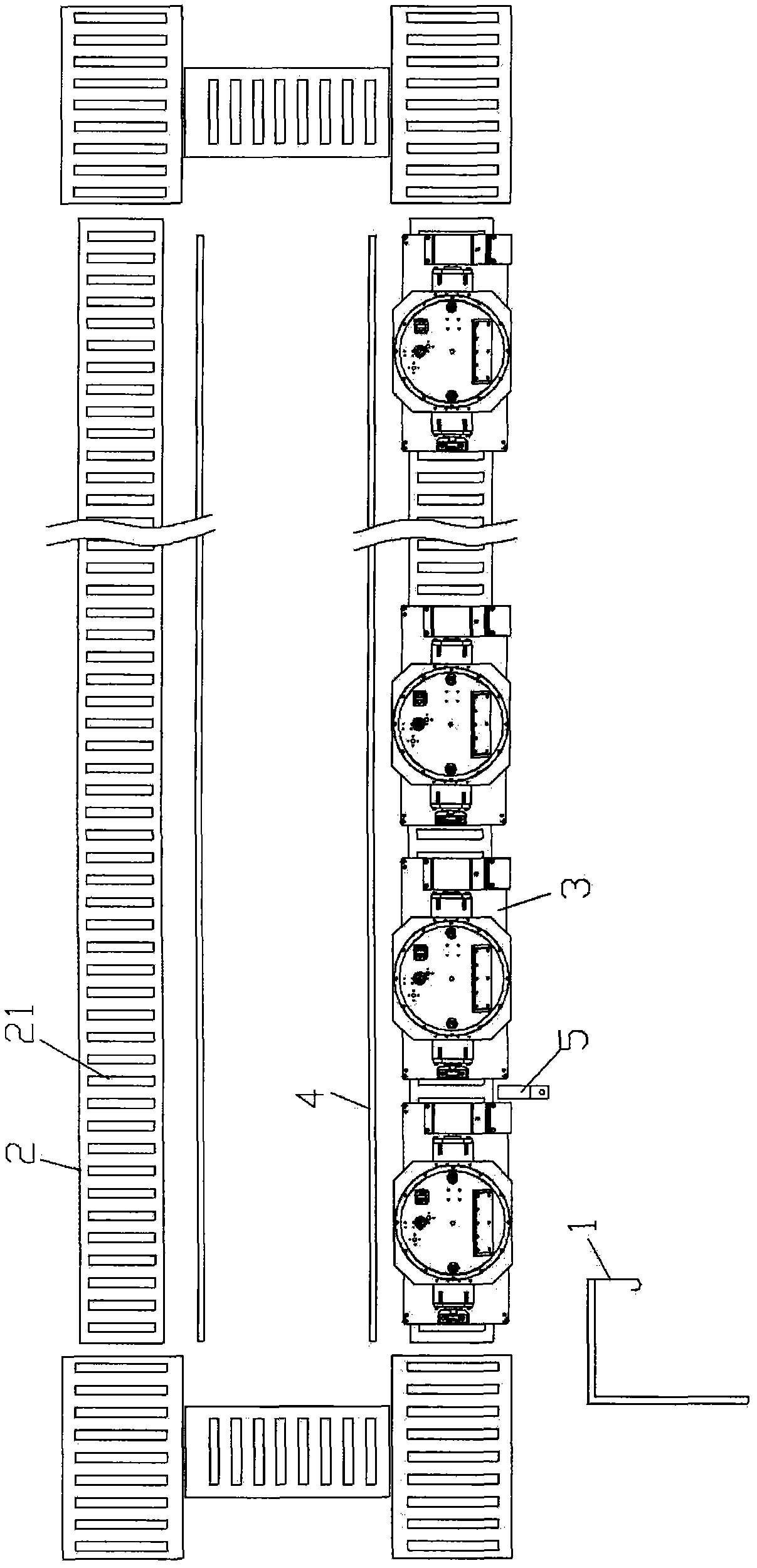 Forklift transmission assembling line