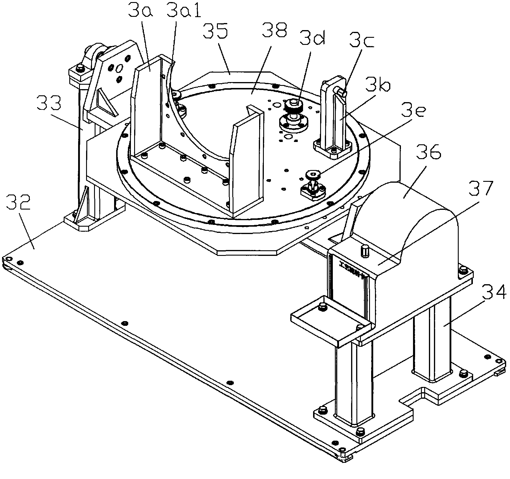 Forklift transmission assembling line