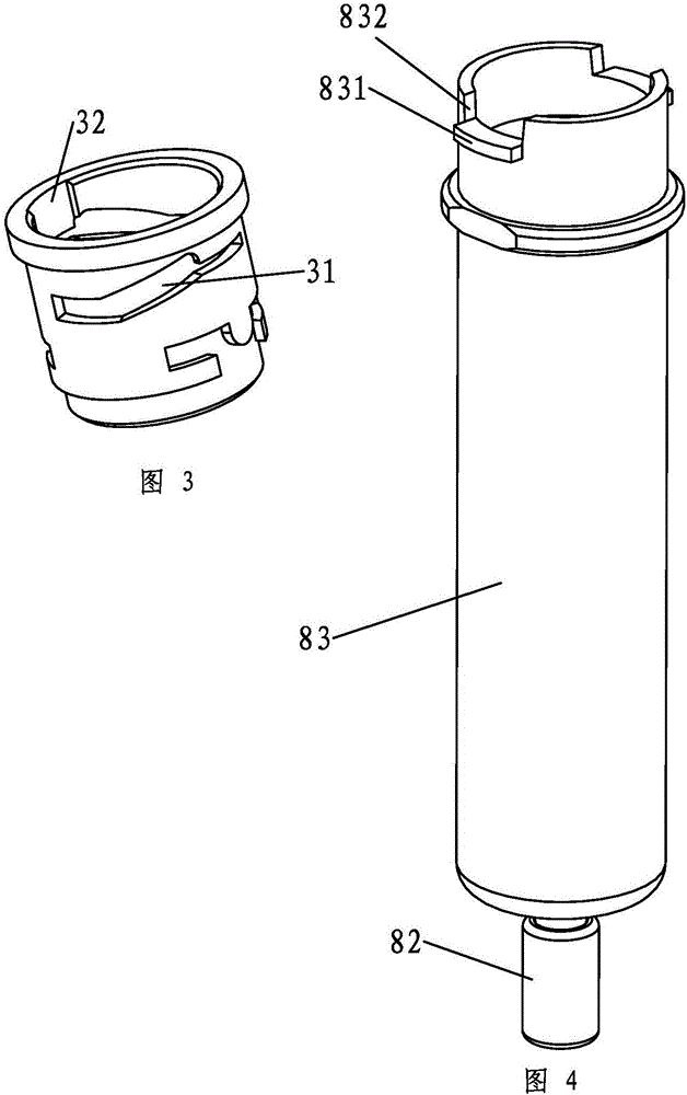 Engaging and disengaging mechanism of pen type syringe