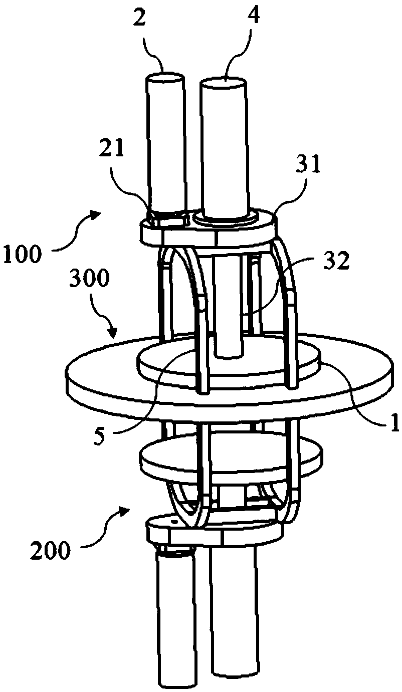 Lead screw and rotary nut double-redundancy valve device for near space airship