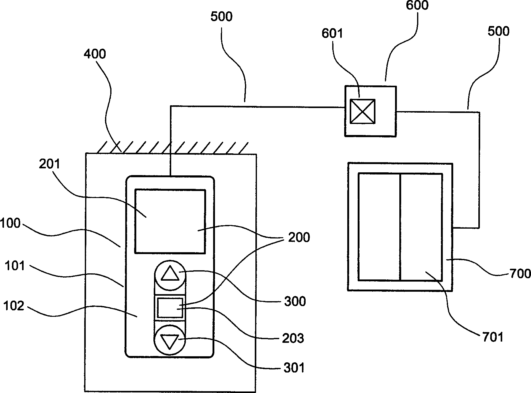 Elevator terminal information announce system