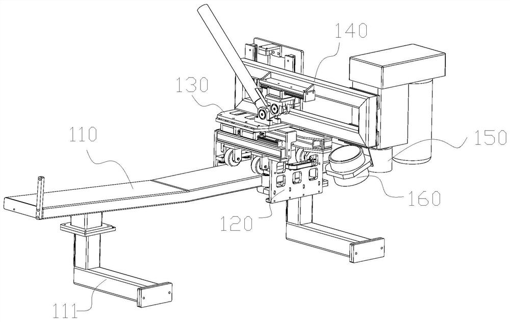 Wind power blade root skin cutting device