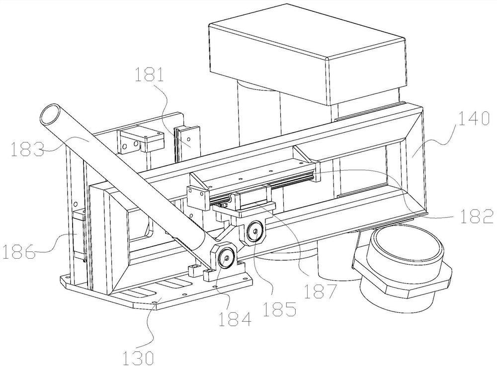 Wind power blade root skin cutting device