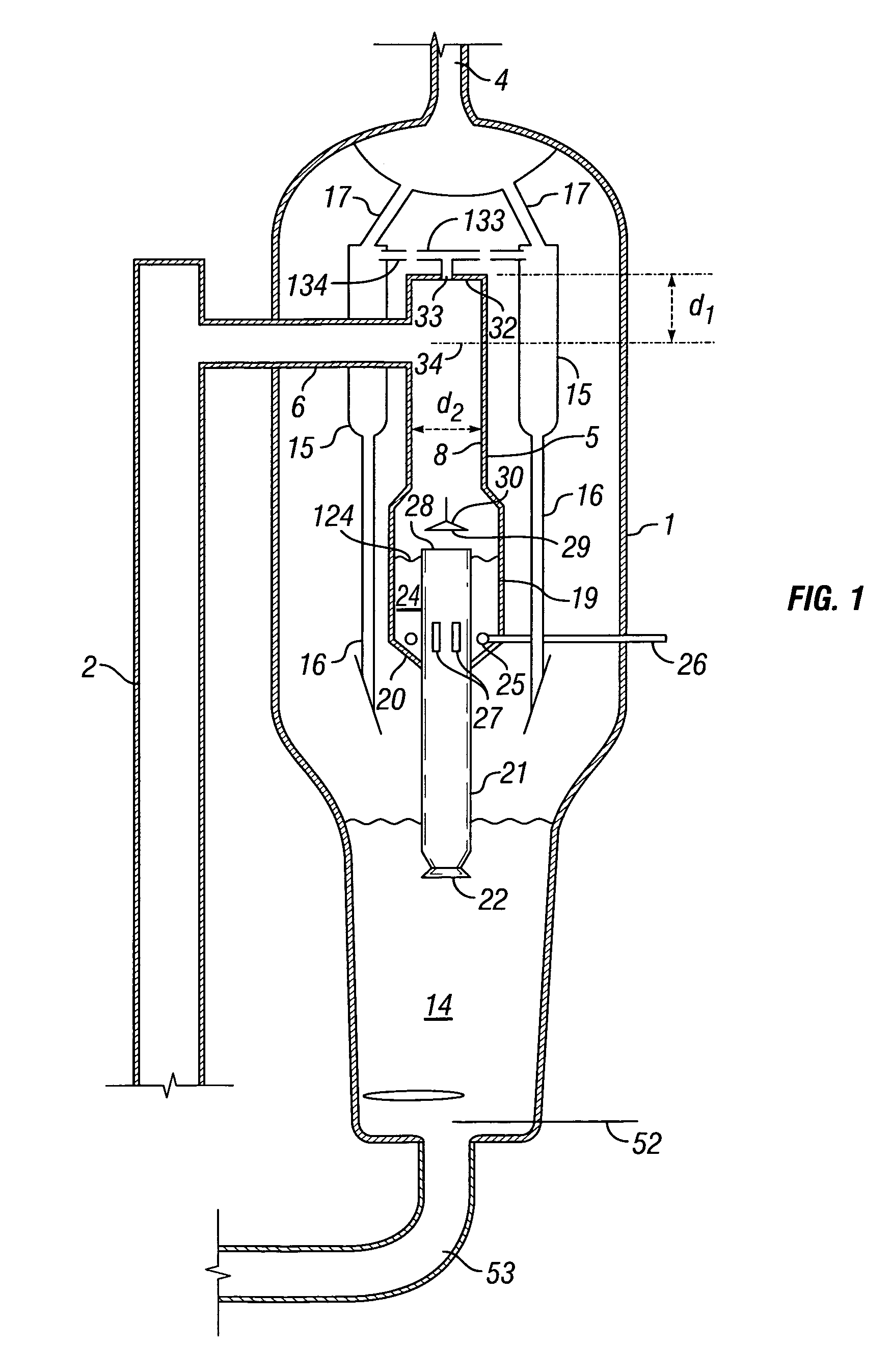 FCC reactor