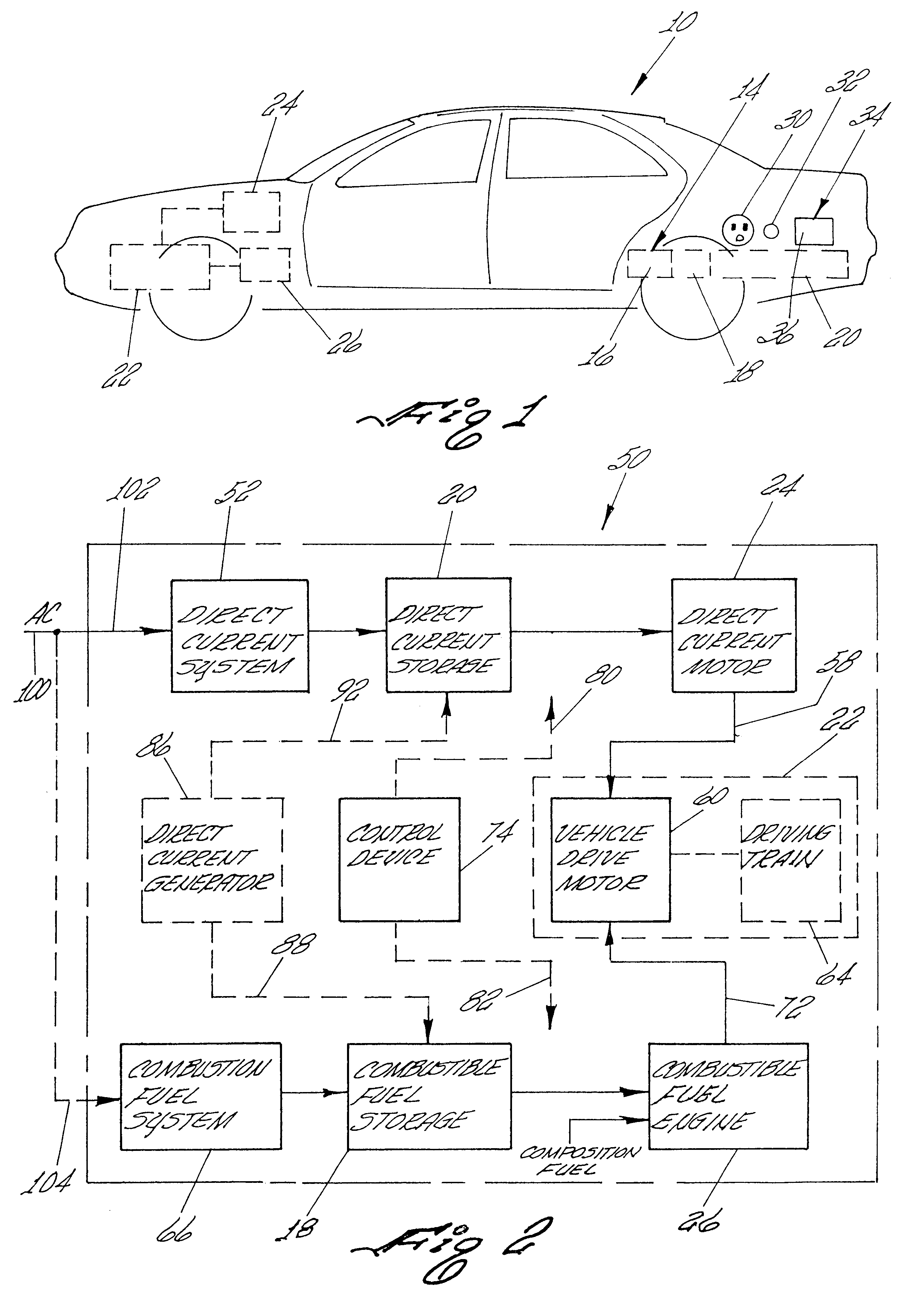 Hybrid electric vehicle having alternate power sources