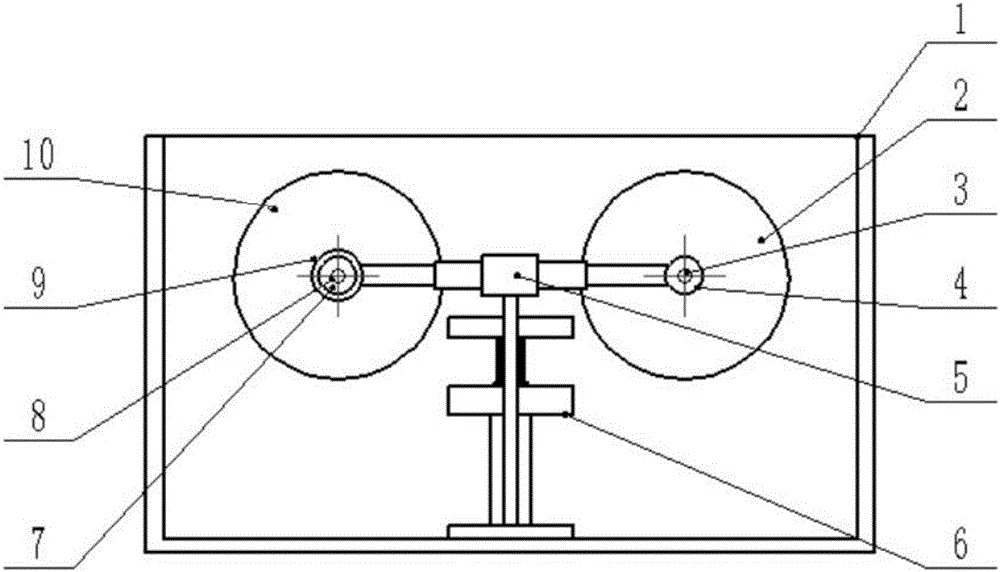 Vehicle ABS brake test bench capable of carrying out multiple tests