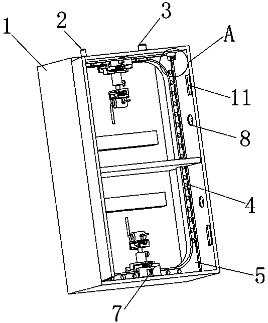 Switch cabinet with stable fireproof performance