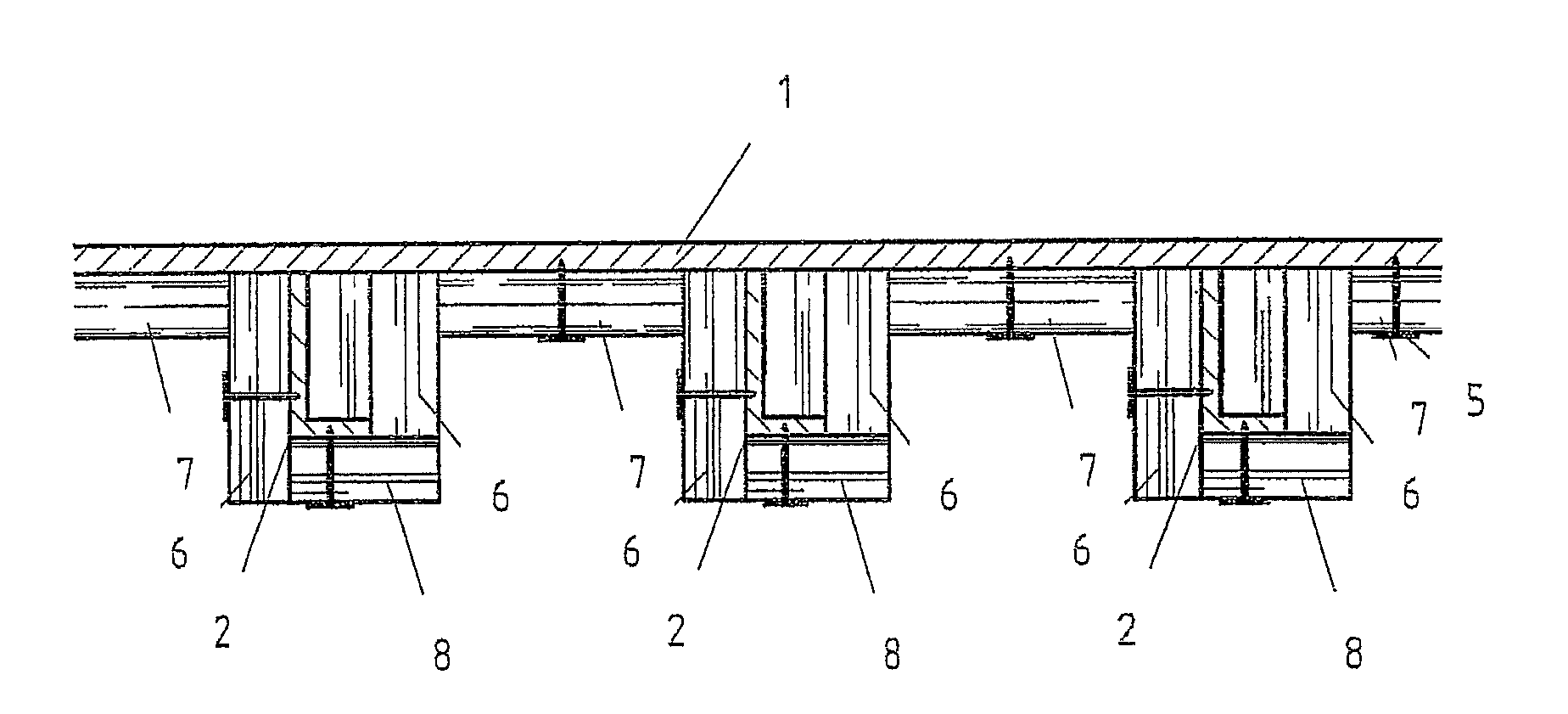 Insulating element from mineral fibers for shipbuilding