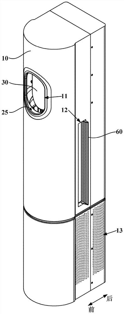 Vertical air conditioner indoor unit