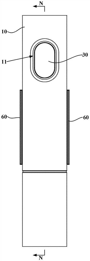 Vertical air conditioner indoor unit