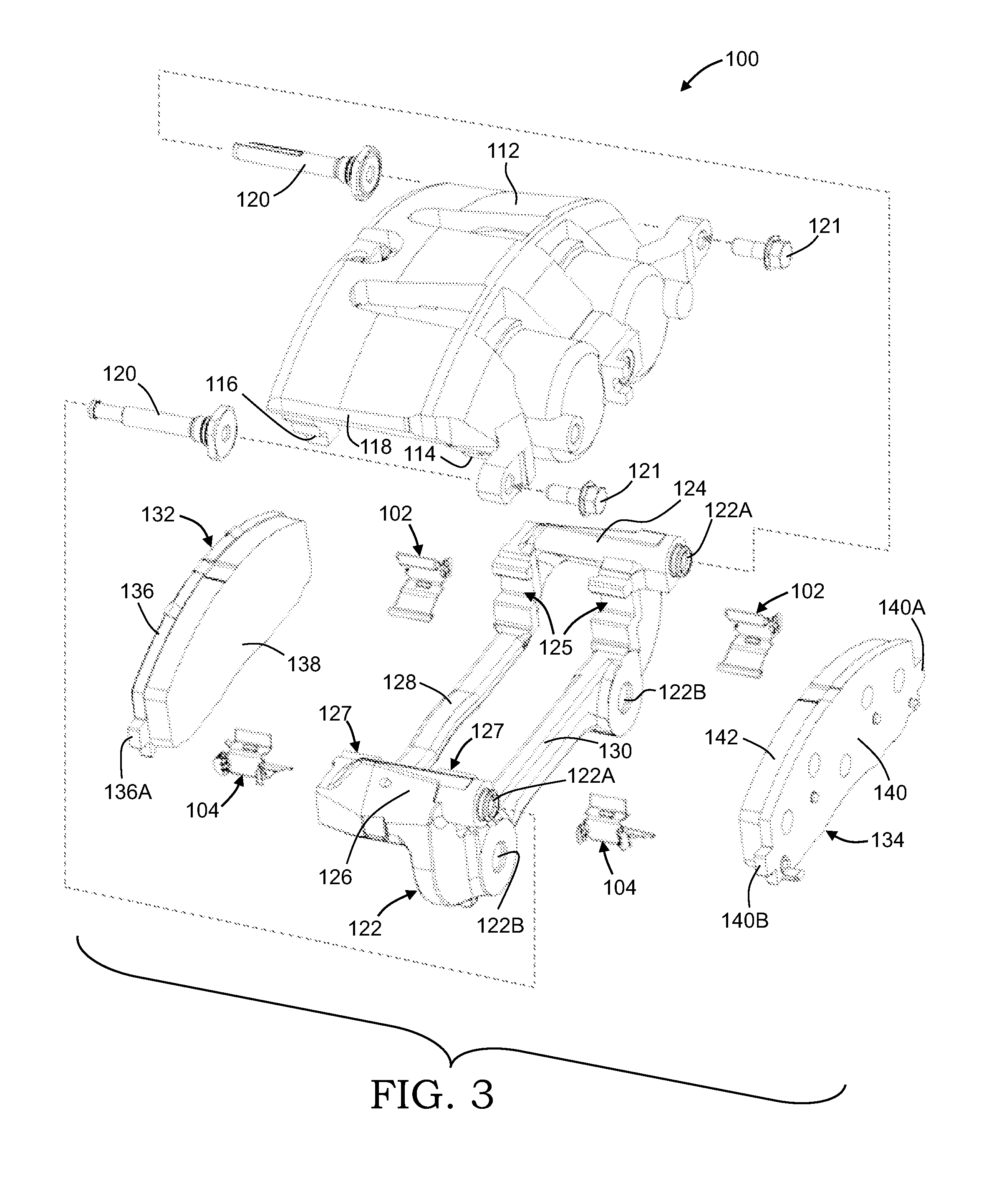 Clip for use in a disc brake assembly and disc brake assembly including such a clip