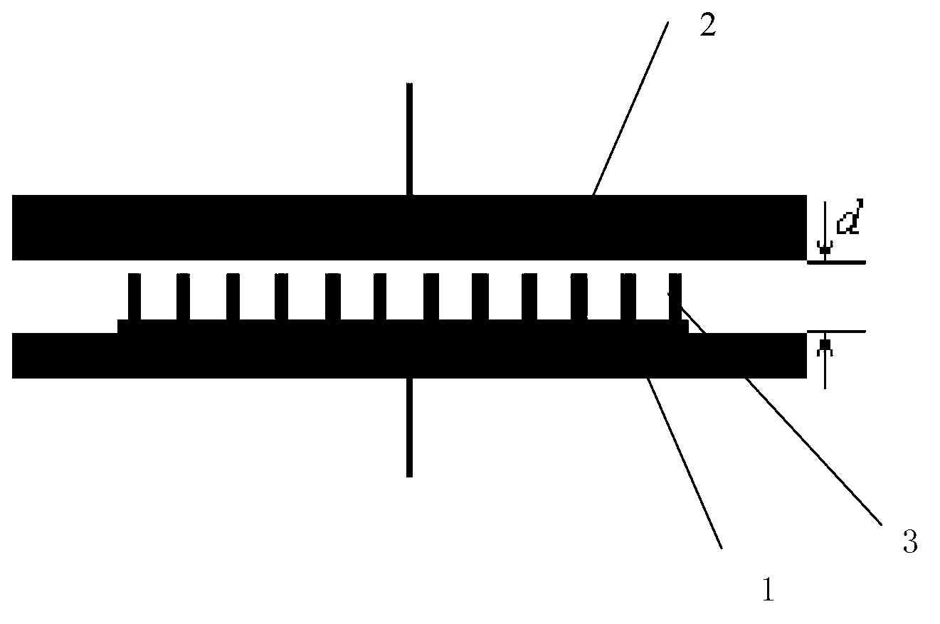 Carbon nano-tube ionization self-resonance type gas sensitive sensor