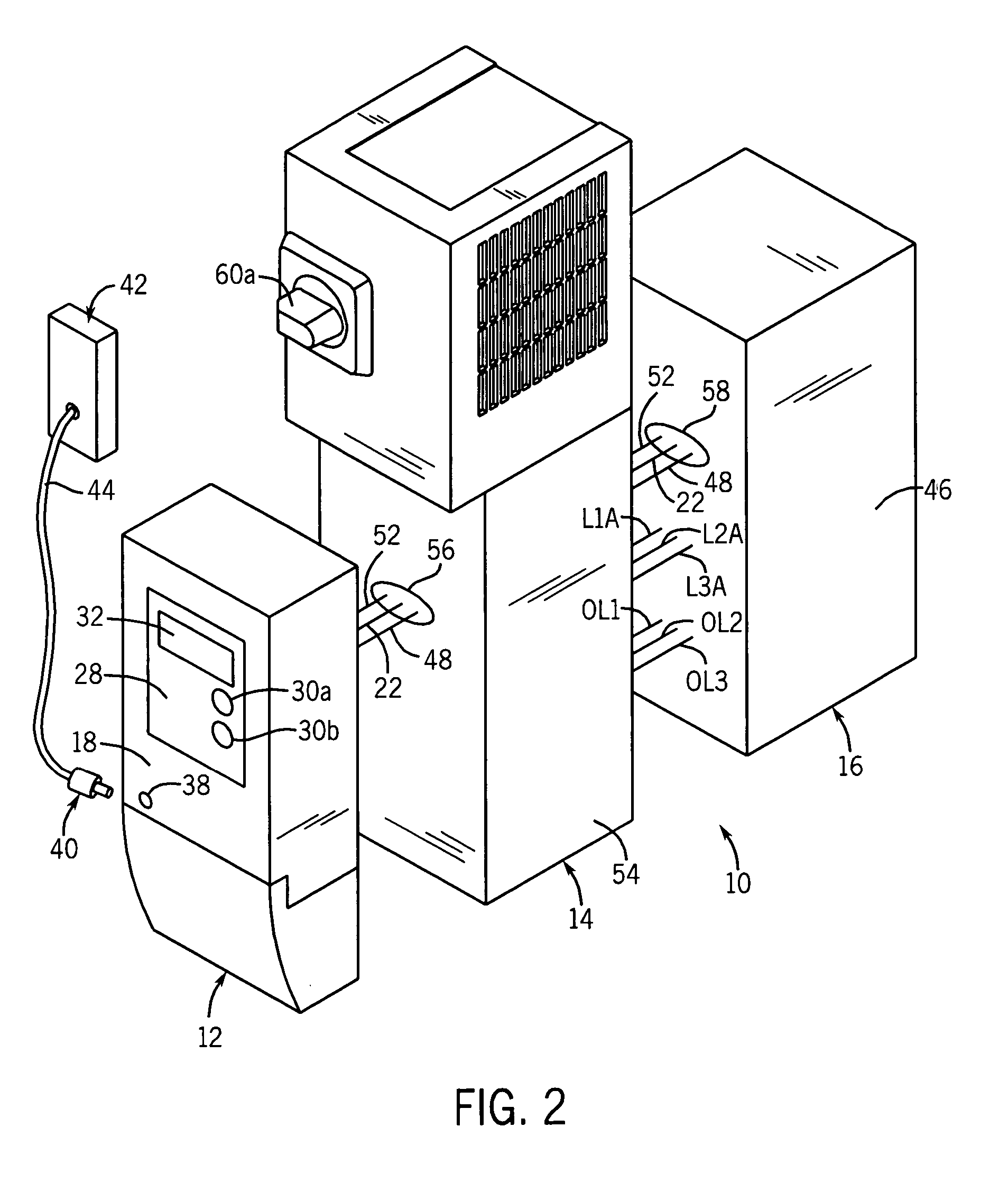 Modular control system for an AC motor