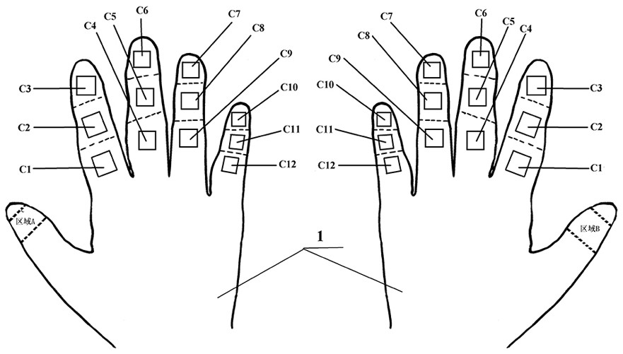 Wearable input device and method based on optical image capture and processing