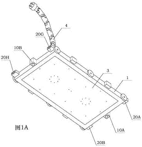 Ground mobile charging robot applied to electric automobile based on magnetic suspension internal rotor flywheel energy storage