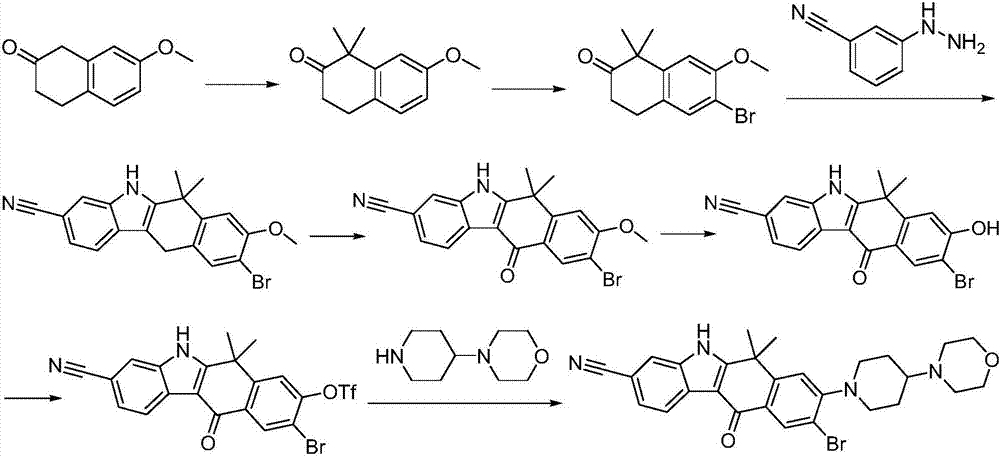 Method for preparing alectinib