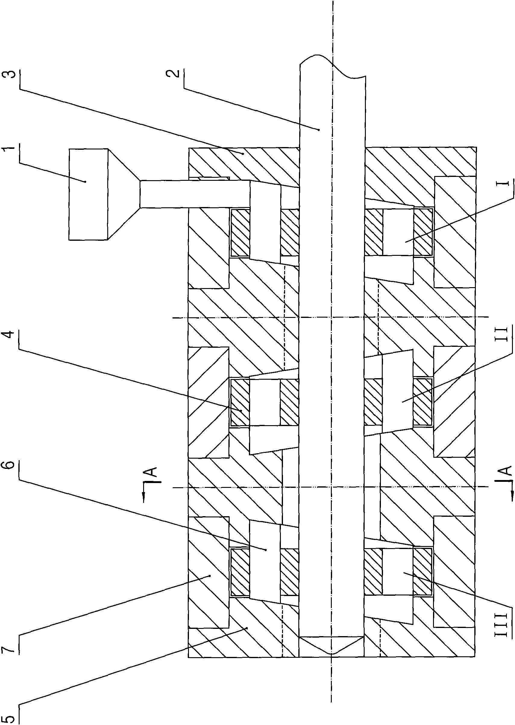 High polymer material plasticizing transportation device based on tension rheology and shear rheology