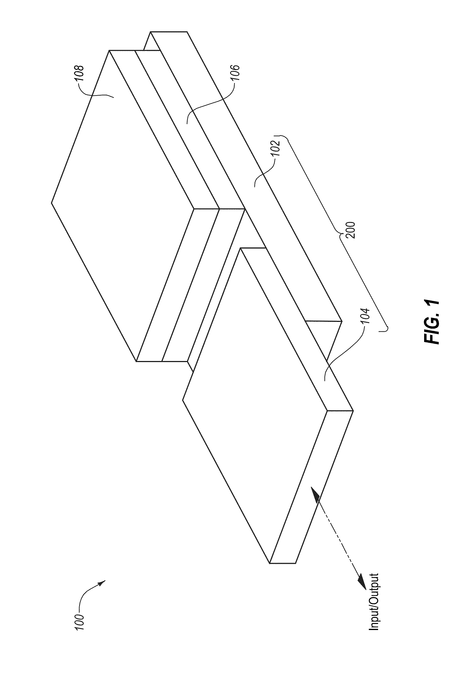 Two-stage adiabatically coupled photonic systems