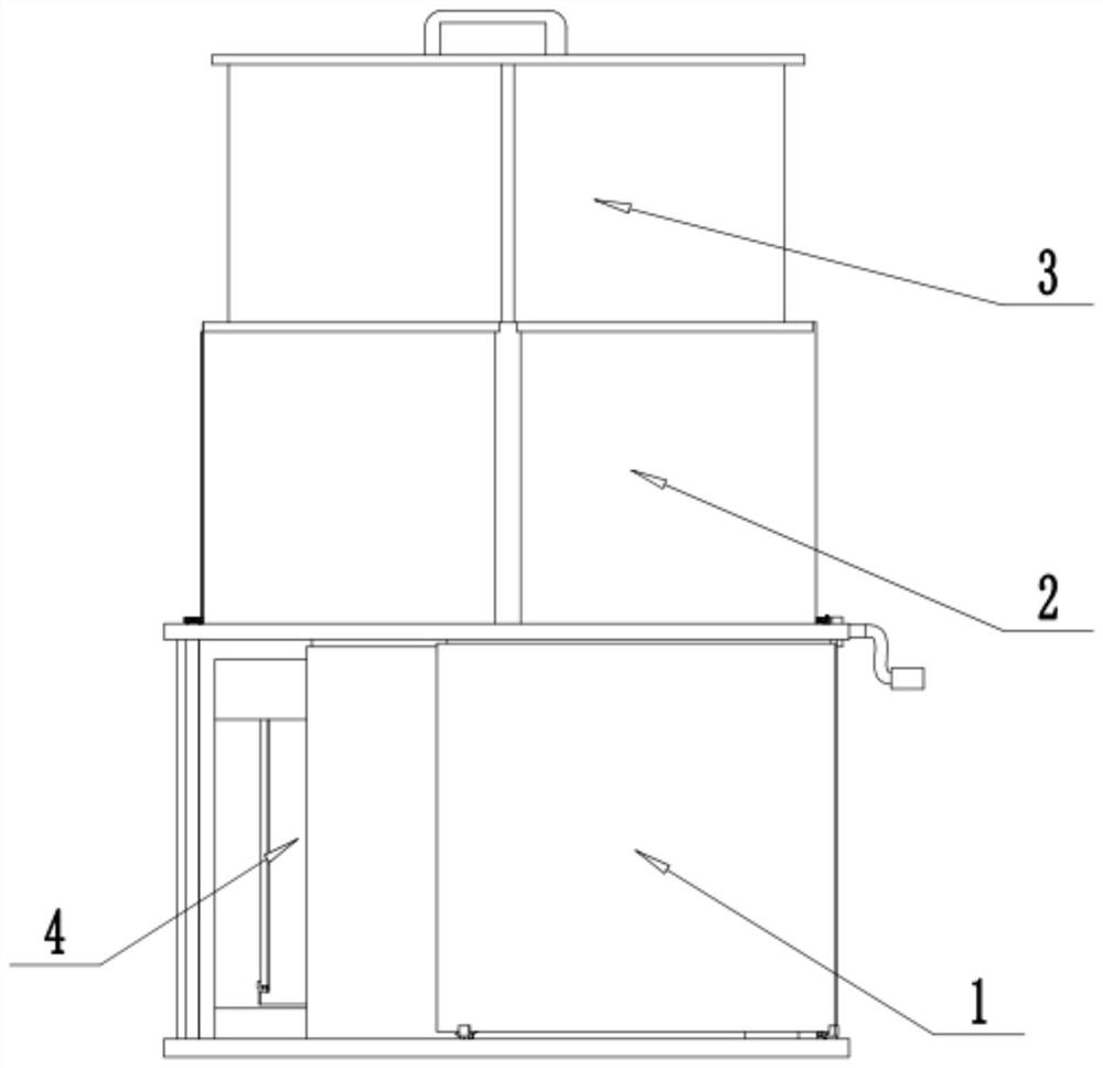 Portable manual-automatic integrated multi-layer dressing table