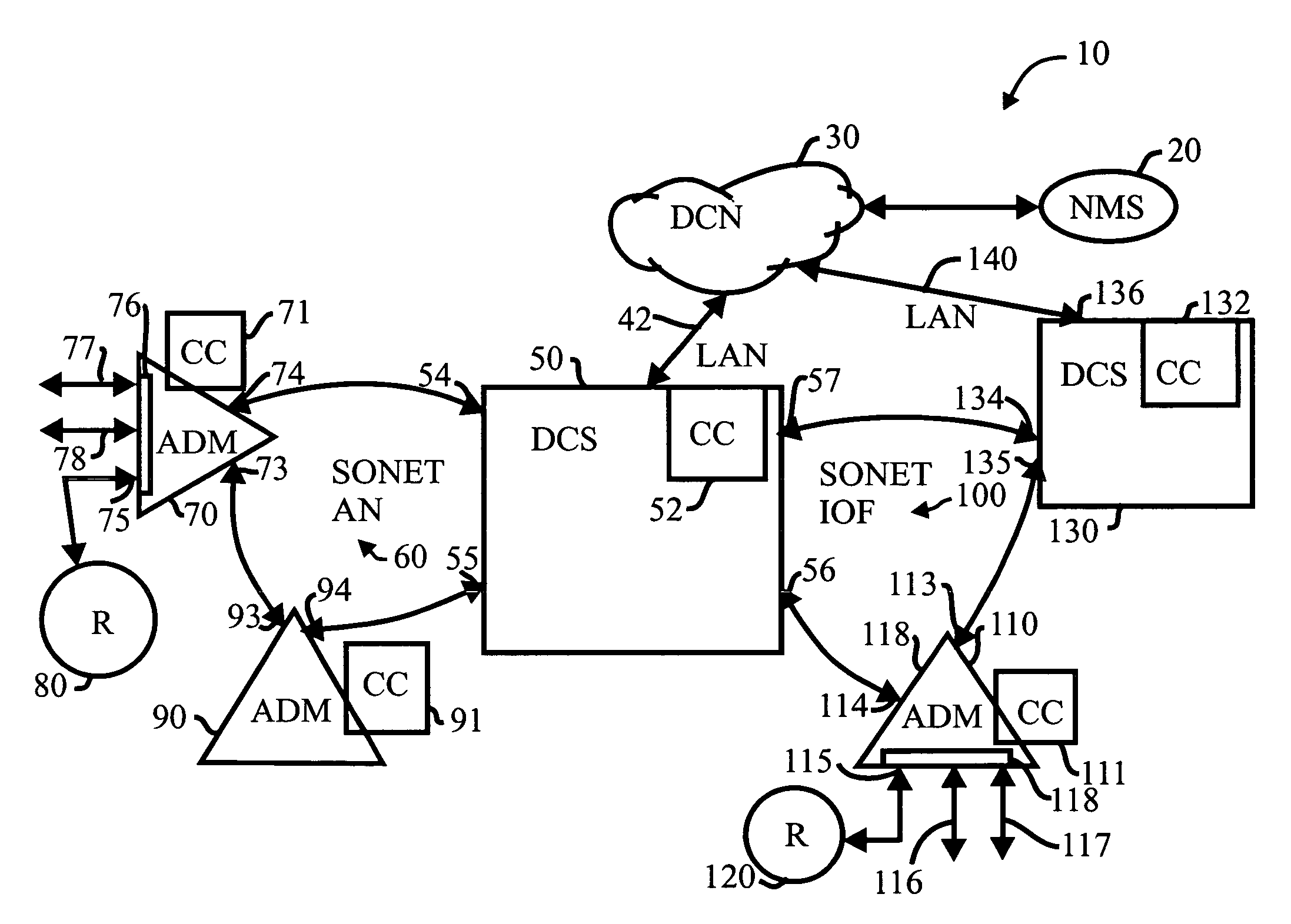 Dynamic bandwidth management using signaling protocol and virtual concatenation