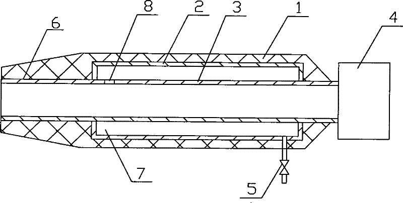Condensing resistant method and device of tobacco humidifying duct device