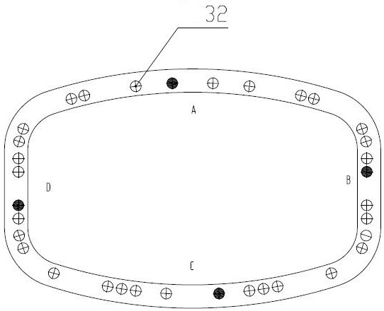 Multi-mode steering system for rectangular tunnel boring machine, and control method