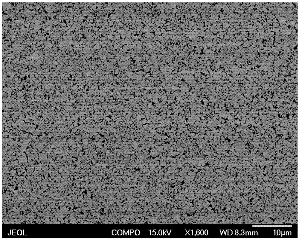 Hard alloy for low-load high-speed punching precision mold and preparation method thereof