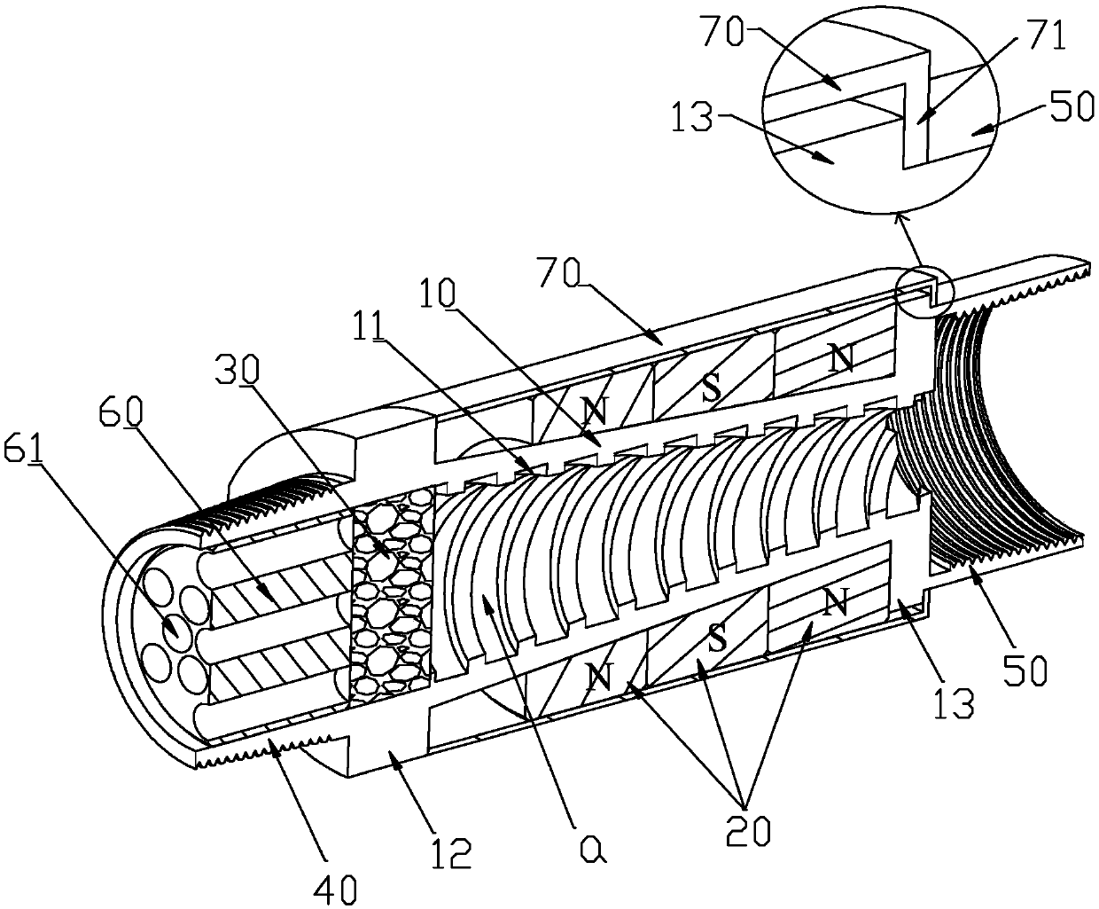 Plasma magnetic field tube