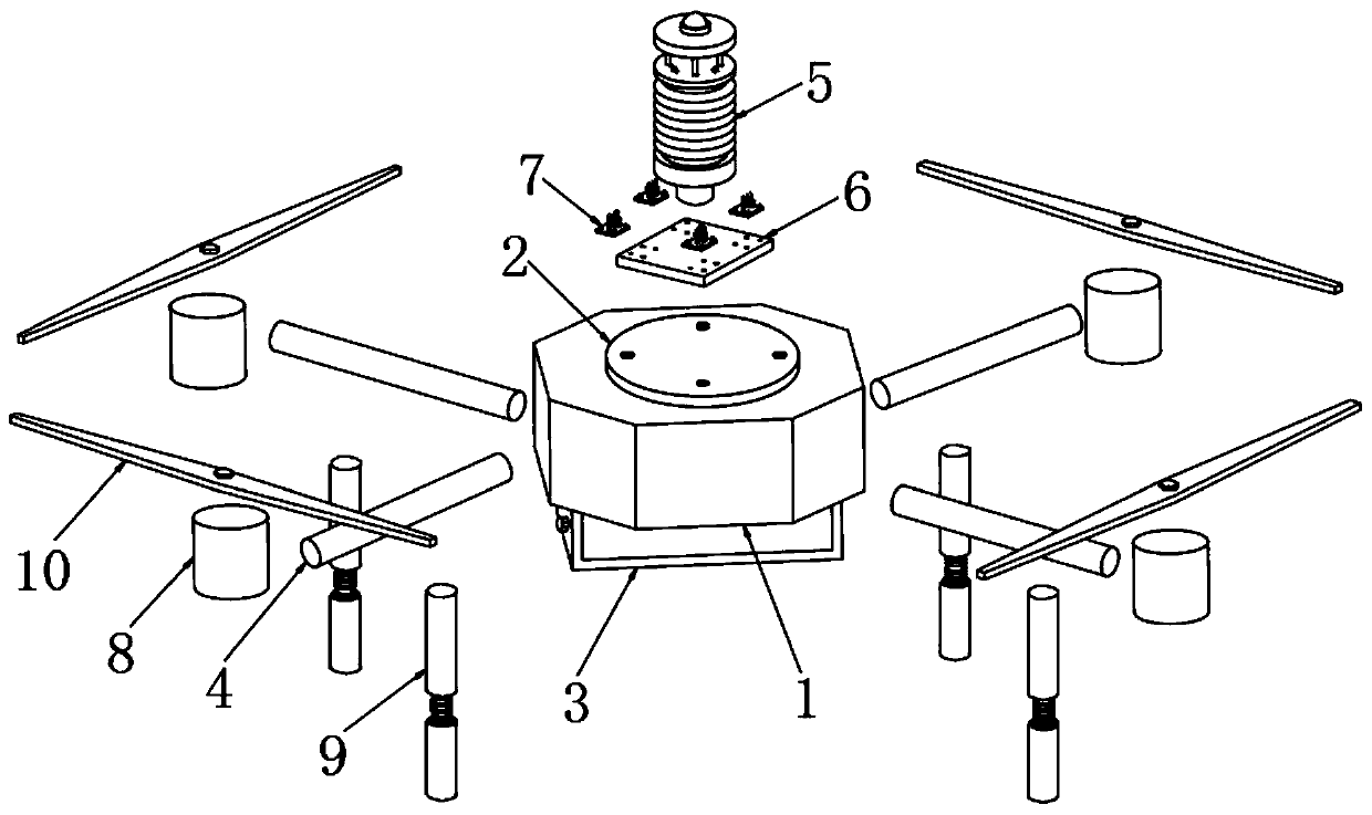 Meteorological detection unmanned aerial vehicle